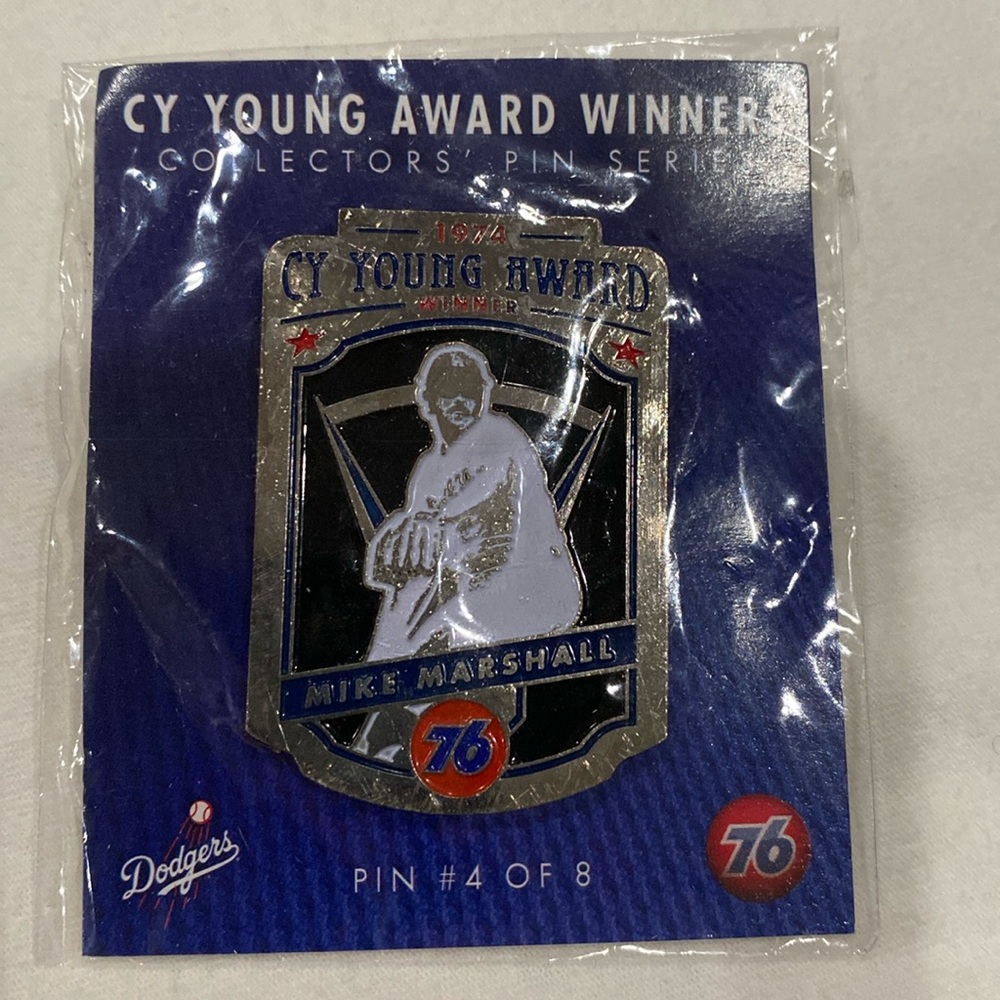 Dodgers Pin CY Young Award Winner Collectors’ Pin Series Mike Marshall
